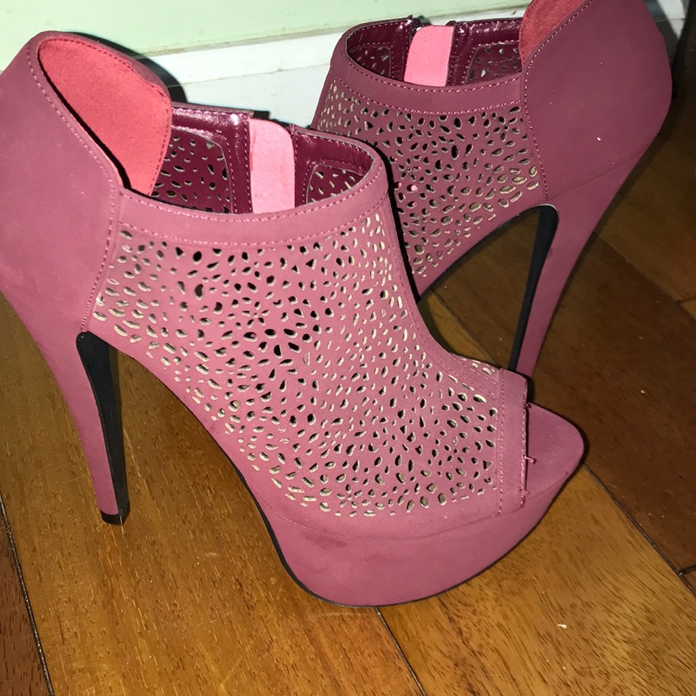 Burgundy Heels